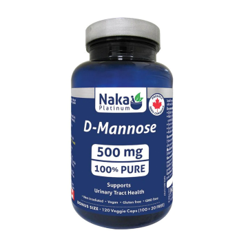 Naka Platinum | D-Mannose 500mg Vegetarian Capsules