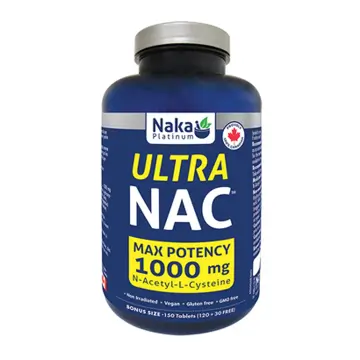 Naka Platinum | Ultra NAC 1000mg Vegetarian Capsules