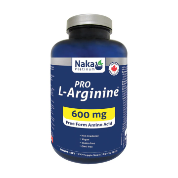 Naka Platinum | L-Arginine 600mg Vegetarian Capsules