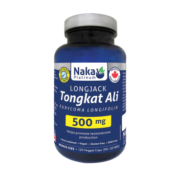 Naka Platinum | Tongkat Ali 500mg Vegetarian Capsules 120's