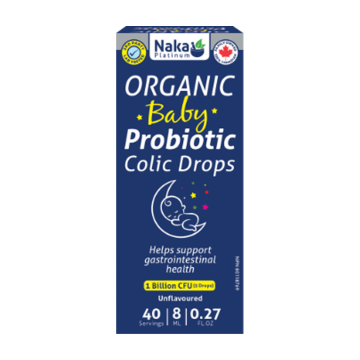Naka Platinum | Organic Baby Probiotic Colic Drops 40-Servings