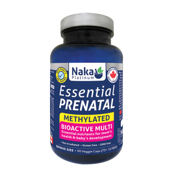 Naka Platinum | Essential Prenatal Methylated Bioactive Multi 90 Vegetarian Capsules