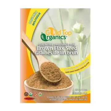 Gold Top | Organic Cold Milled Brown Flax Seed