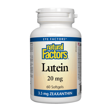 Natural Factors | Lutein 20mg With 3.5mg Zeaxanthin Softgels