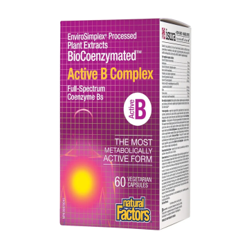 Natural Factors | BioCoenzymated Active B Complex Vegetarian Capsules 60's