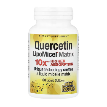 Natural Factors | Quercetin LipoMicel Matrix Liquid Softgels