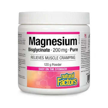 Natural Factors | Magnesium Bisglycinate 200mg Pure Powder