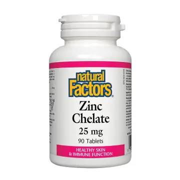 Natural Factors | Zinc Chelate 25mg Tablets