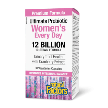 Natural Factors | Women's Every Day Multi Probiotic 12 Billion Cultures 10-Strain Vegetarian Capsules