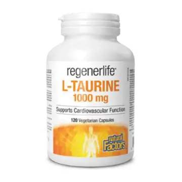 Natural Factors | Regenerlife L-Taurine 1000mg Vegetarian Capsules