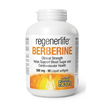 Natural Factors | Regenerlife Berberine 500mg Softgels