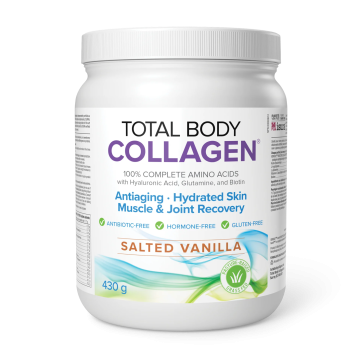 Natural Factors | Total Body Collagen Salted Vanilla Flavour Powder 430g