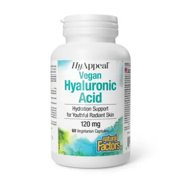 Natural Factors | HyAppeal Vegan Hyaluronic Acid Vegetarian Capsules