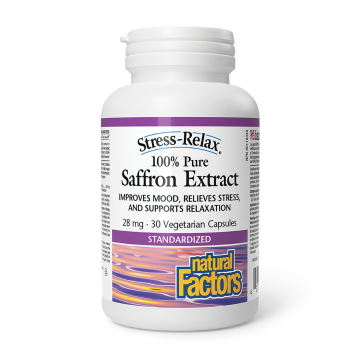 Natural Factors | 100% Pure Saffron Extract 28mg Veggie Caps