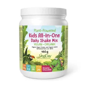 Natural Factors | VegiDay Kids All-In-One Dreamy Chocolate Daily Shake Mix