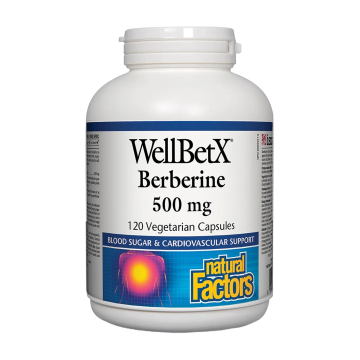 Natural Factors | Wellbetx Berberine 500mg 120's