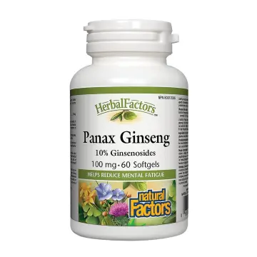 Natural Factors | Panax Ginseng 10% Ginsenosides 100mg Softgels