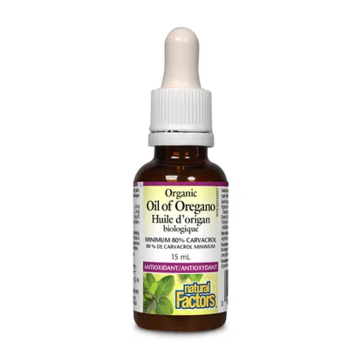 Natural Factors | Organic Oregano Oil Minimum 80% Carvacrol