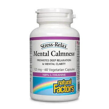 Natural Factors | Mental Calmness 125mg L-Theanine Vegetarian Capsules
