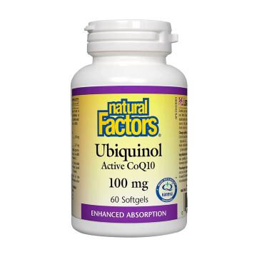 Natural Factors | Ubiquinol Active CoQ10 100mg Softgels
