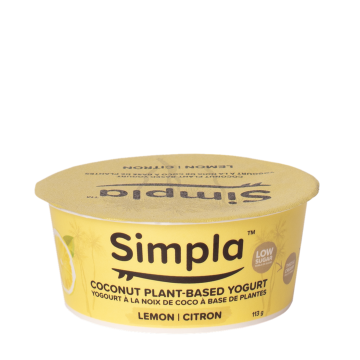 Simpla | Lemon Flavour Plant-Based Coconut Yogurt 113g