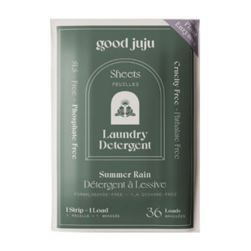 Good Juju | Laundry Detergent Sheets Summer Rain Scent 36-Sheets