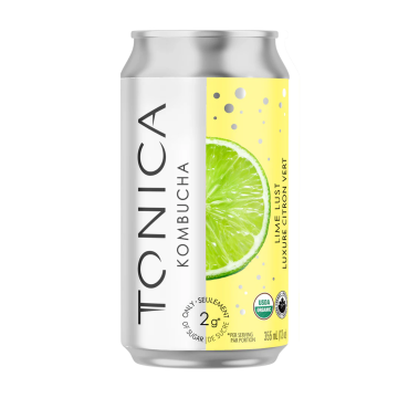Tonica | Lime Lust Low Sugar Kombucha 355ml