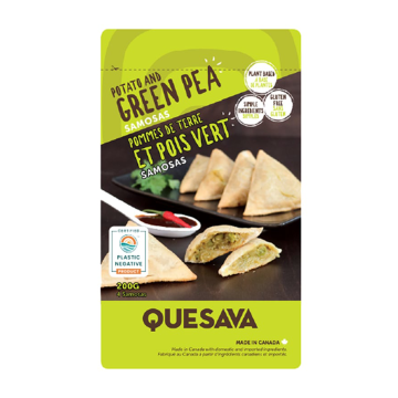 Quesava | Potato & Green Pea Samosas