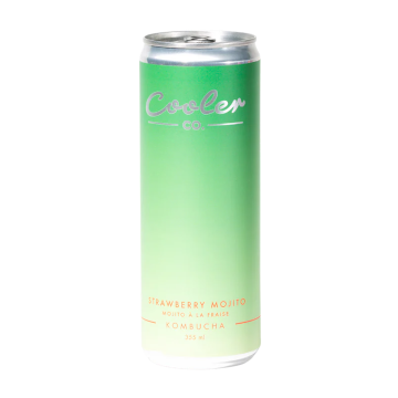 Cooler Co. | Kombucha Strawberry Mojito 355ml