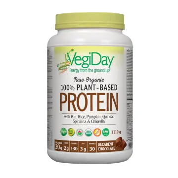 VegiDay | Raw Organic Plant-Based Chocolate Protein Powder