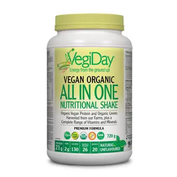 VegiDay | Vegan Organic Unflavoured All In One Nutritional Shake Powder