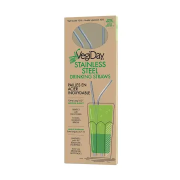 VegiDay | Stainless Steel Drinking Straws