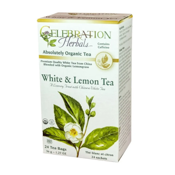 Celebration Herbals | White & Lemon Tea 24-Bags