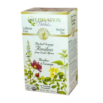 Celebration Herbals | Herbal Orange Rooibos Tea 24-Bags