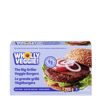 Wholly Veggie | The Big Griller Veggie Burgers 284g