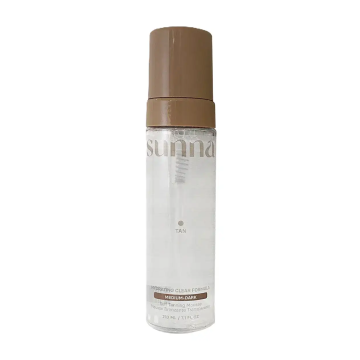 Sunna Tan | Medium-Dark Clear Sunless Tanning Mousse 210ml