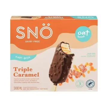Sno | Triple Caramel Frozen Dessert Bars