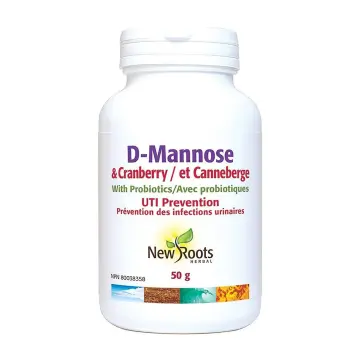 New Roots | D-Mannose & Cranberry With Probiotics UTI Prevention Powder