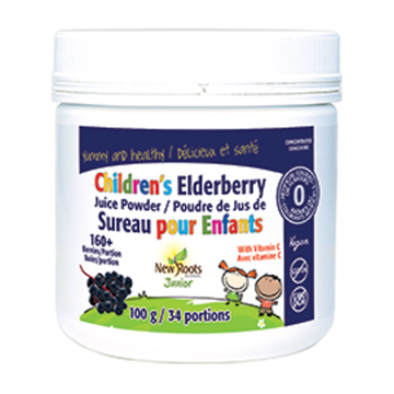 New Roots | Children's Elderberry Juice Powder With Vitamin C