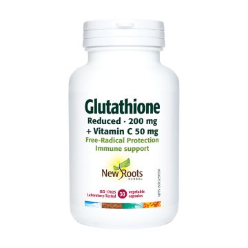 New Roots | Glutathione Reduced+Vitamin C Vegetarian Capsules 30's
