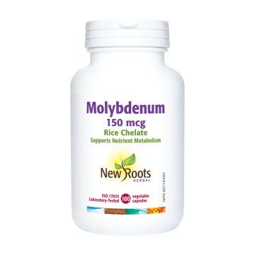 New Roots | Molybdenum Rice Chelated 150mcg Capsules 100's