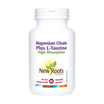 New Roots | Magnesium Citrate Plus Taurine Vegetarian Capsules