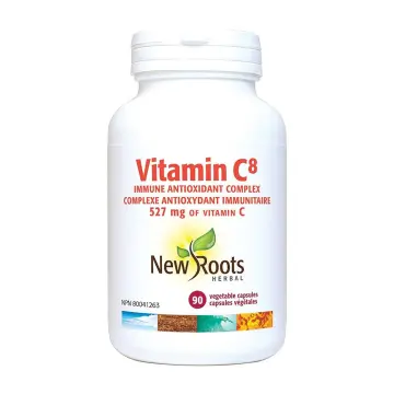 New Roots | Vitamin C8 Immune Antioxidant Complex 180 Vegetarian Capsules