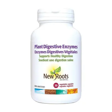 New Roots | Plant Digestive Enzymes Vegetarian Capsules