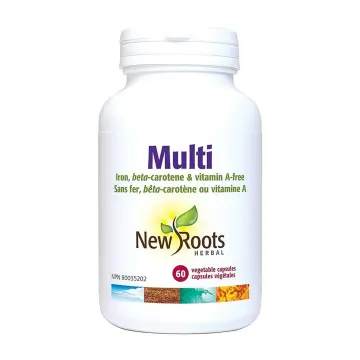 New Roots | Multi (Iron, Beta-Carotene & Vitamin A Free) Vegetarian Capsules