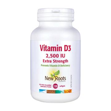 New Roots | Vitamin D 2500IU Softgels