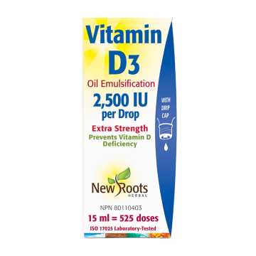 New Roots | Vitamin D 2500IU Drops