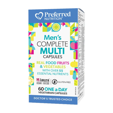 Preferred Nutrition | Men's Complete Multi Vegetarian Capsules 60's