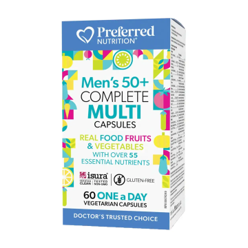 Preferred Nutrition | Men's 50+ Complete Multi Vegetarian Capsules 60's