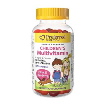 Preferred Nutrition | Children's Multivitamin Citrus & Raspberry Flavoured Gummies 180's